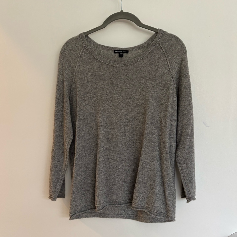 JAMES PERSE Cashmere Sweater, Size 2, Excellent Condition